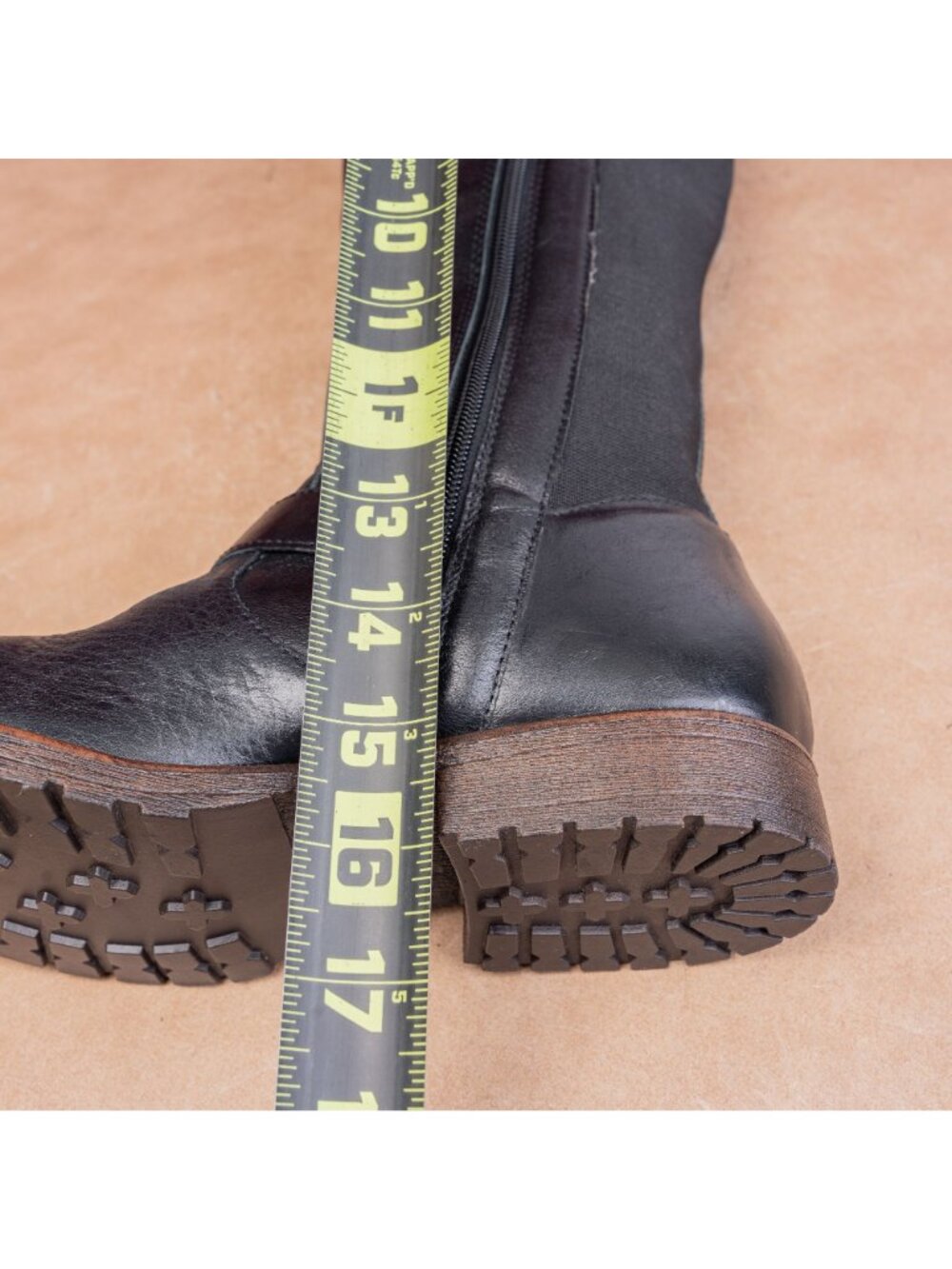 Kenneth Cole Women Jenn Black Leather Fashion Equestrian Riding Tall Boots sz 6 - Picture 10 of 11